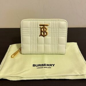 Burberry Quilted Leather Lola Wallet Green